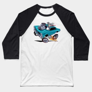 GOATINATOR 1965 GTO blue Baseball T-Shirt